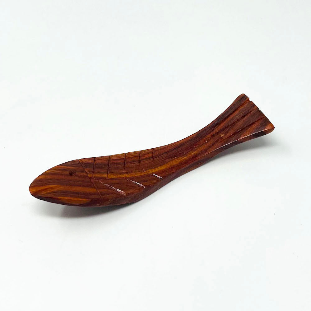 Wooden Chopstick Rest Fish  (3") image 2