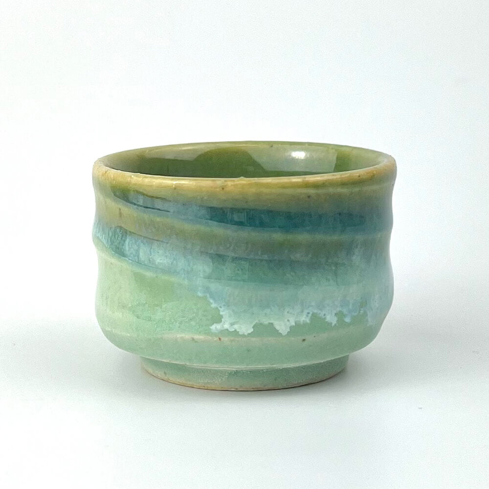 Sake Cup Green (2.5 oz) image 1
