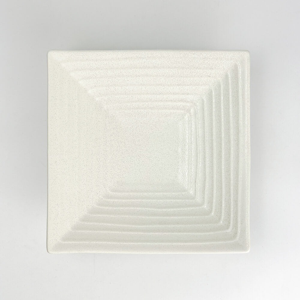SQ. Shallow Bowl White (7.25"D) image 1