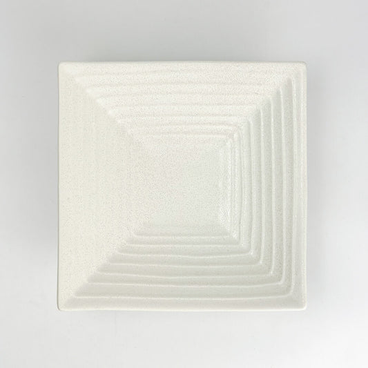 SQ. Shallow Bowl White (7.25"D) image 1