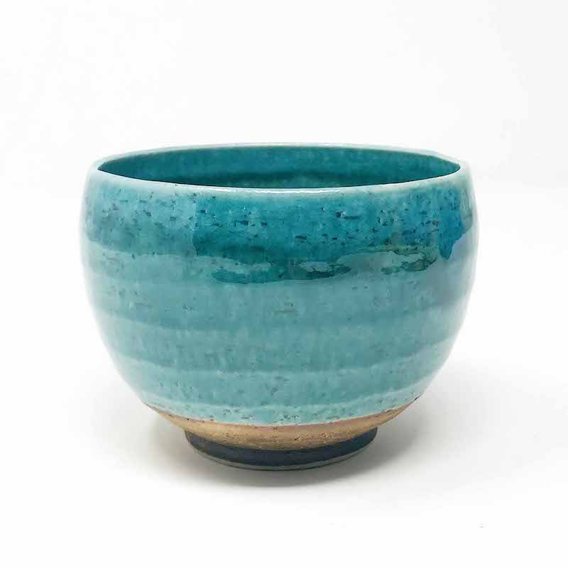 Turquoise Tea Cup (3.5"D) image 0