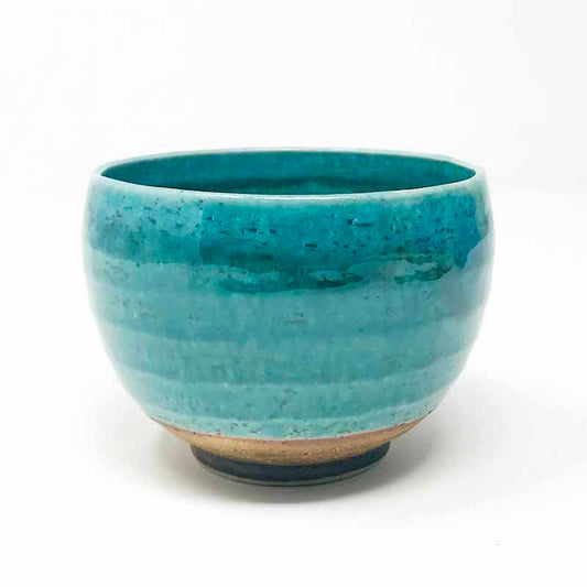 Turquoise Tea Cup (3.5"D) image 0