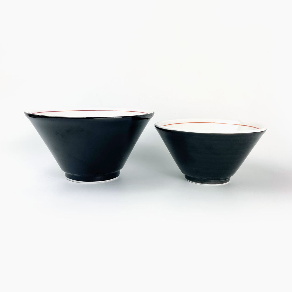 Kuromaki Small Ramen Bowl Vermillion (6.5"D) image 2