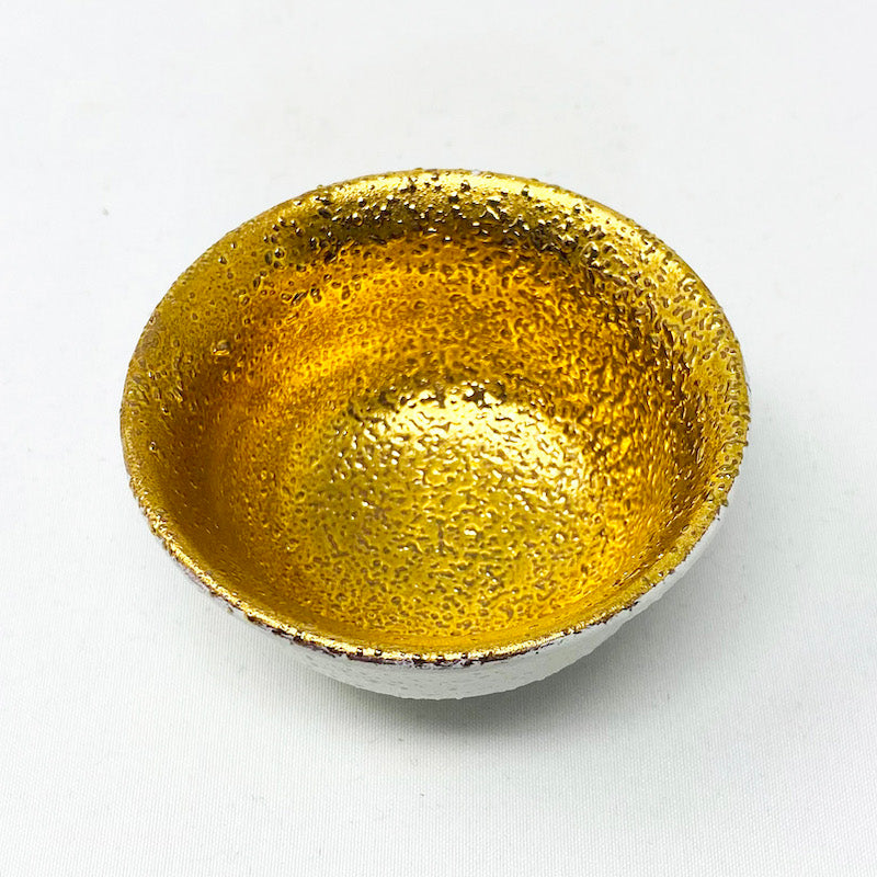 Sake Cup Gold White (1.5 fl.oz) image 5