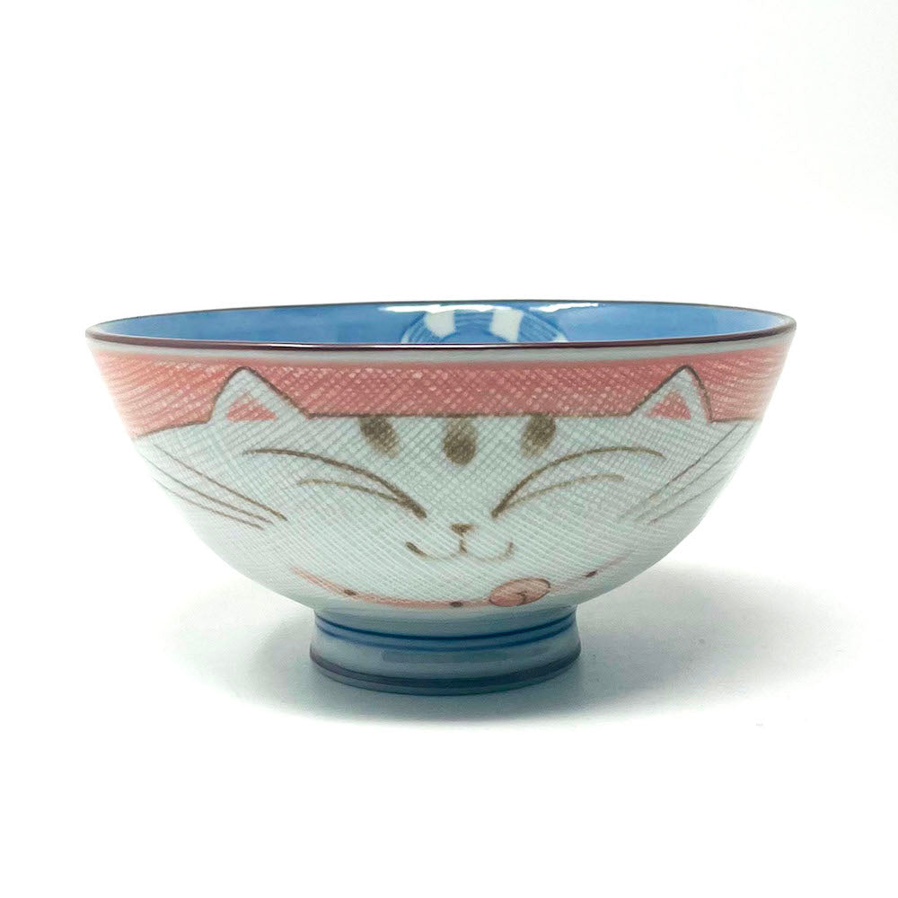 Cat Red Rice Bowl (4.5"D) image 0