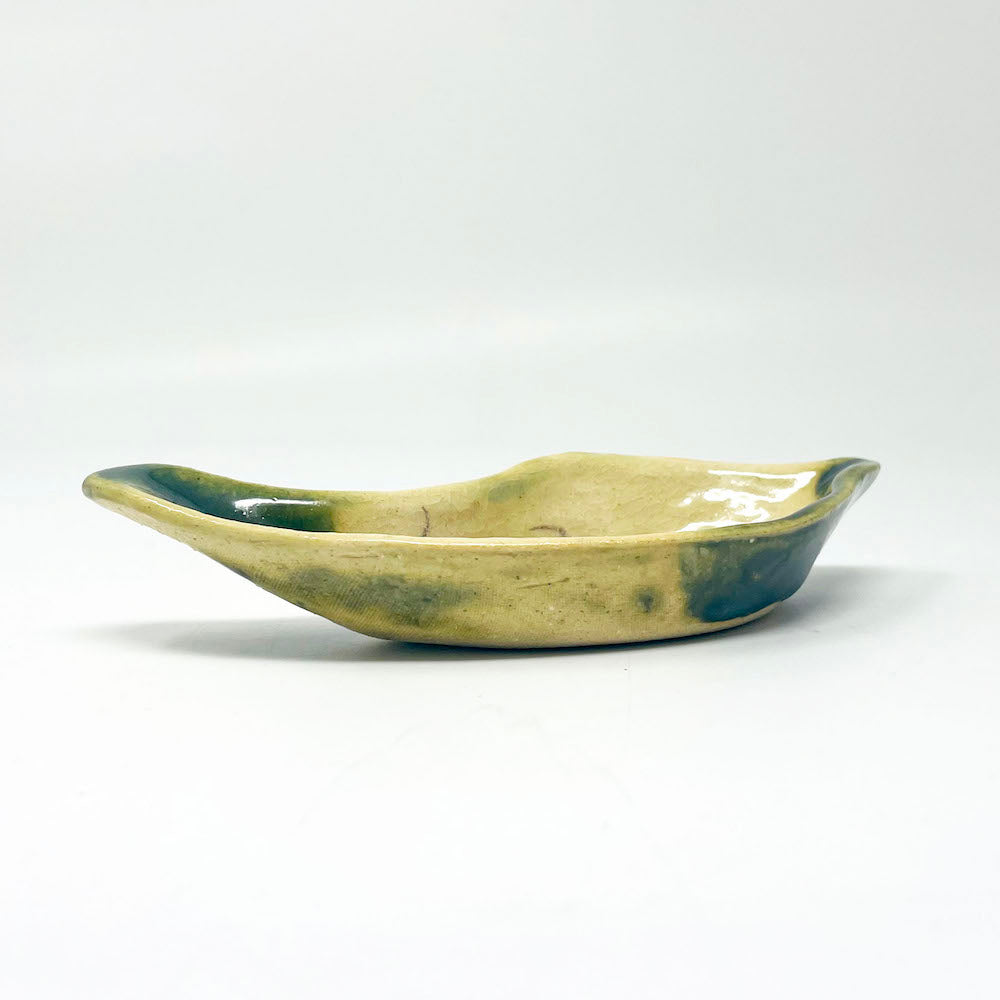 Oribe Kobachi Dish by Masayoshi Wakui (6.25"x2.5") image 3
