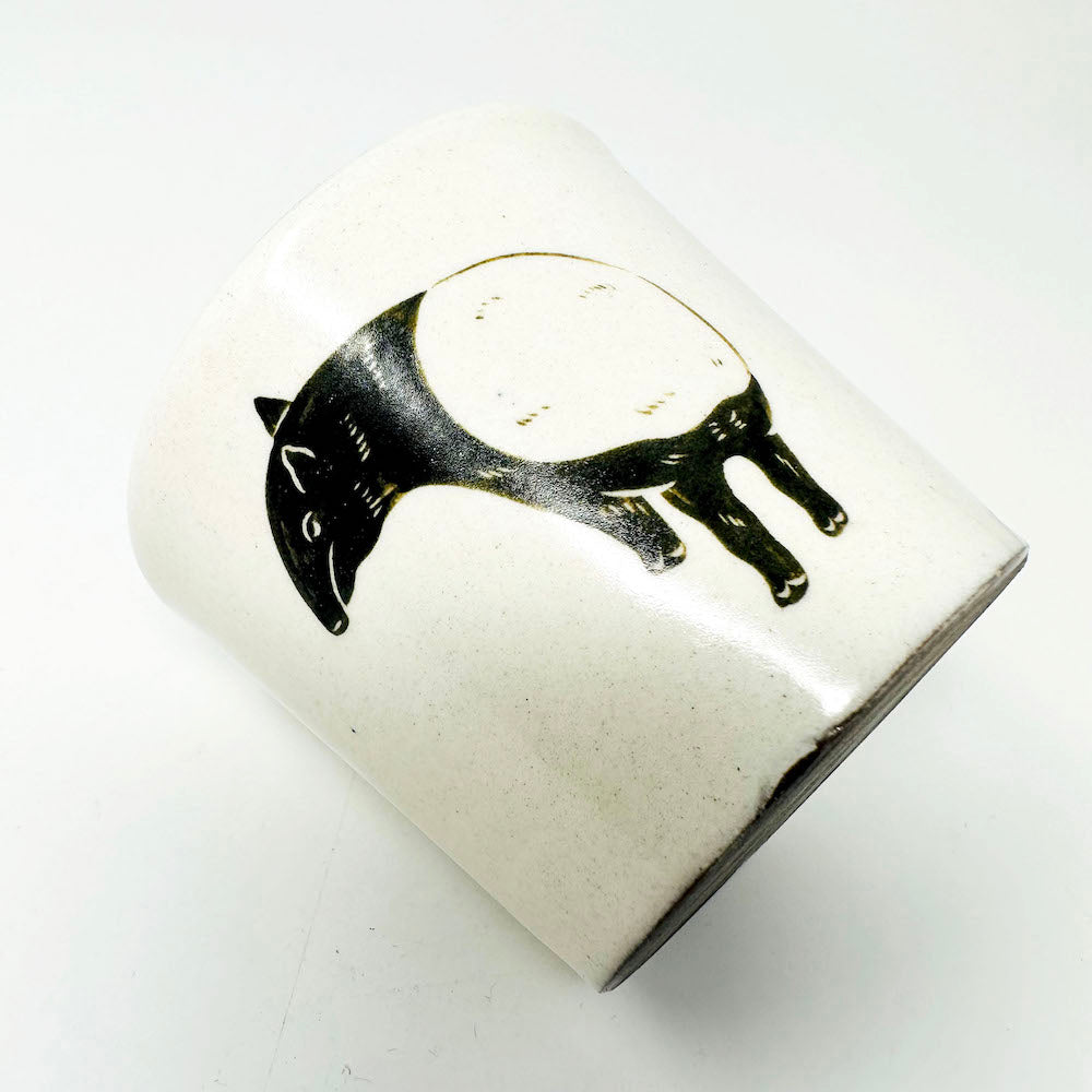 Cup Malayan Tapir (3.25"D x 2.75"H) by Takunobu Sawada image 10