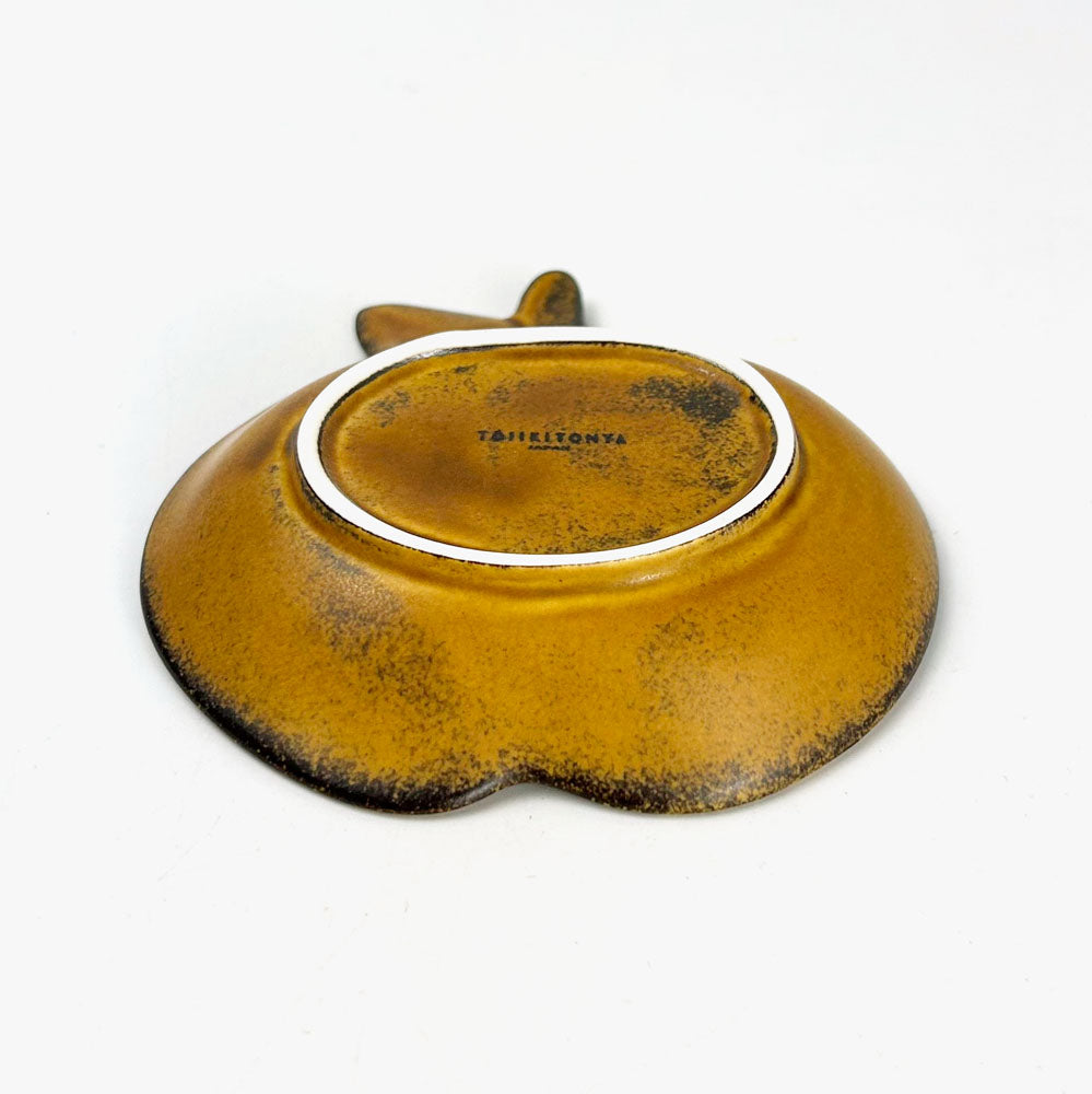 Small Dish Apple Brown (4" x 4.25") image 4