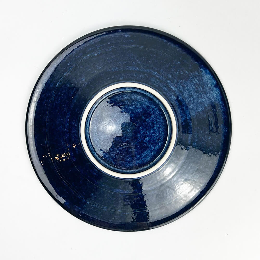 Navy Stripe Medium Plate (7.75"D) image 5