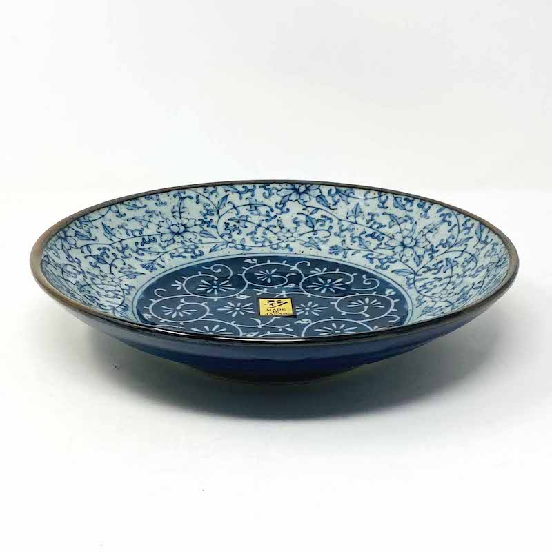 Deep Plate Manyo Karakusa (9"D x 2"H) image 0