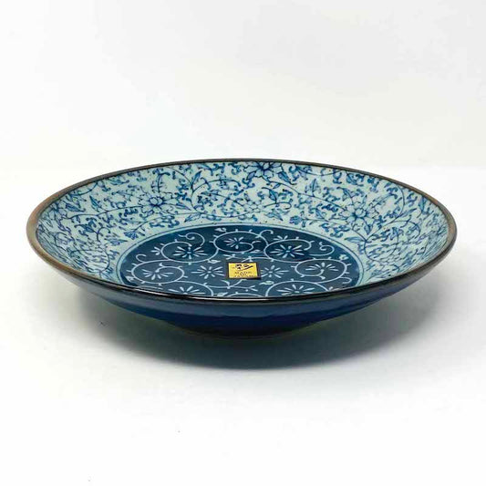 Deep Plate Manyo Karakusa (9"D x 2"H) image 0