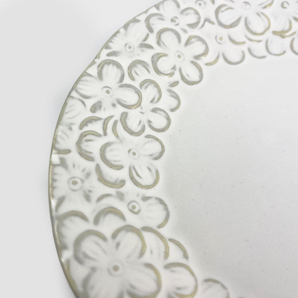 Small Plate White Hido (5.25"D) image 2