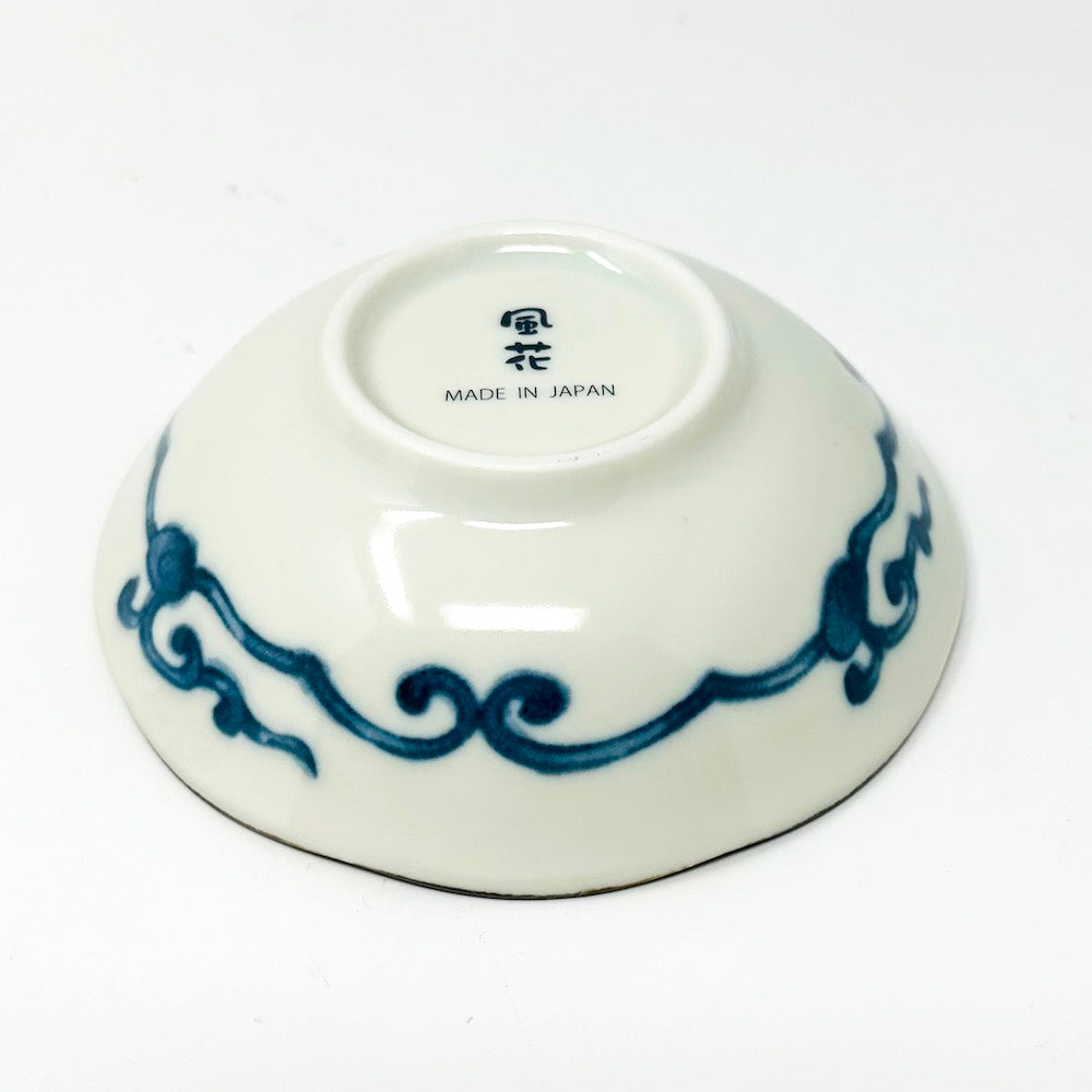 Mino Somenishiki Imari Kobachi Dish Set of 5  (4.25"D) image 2