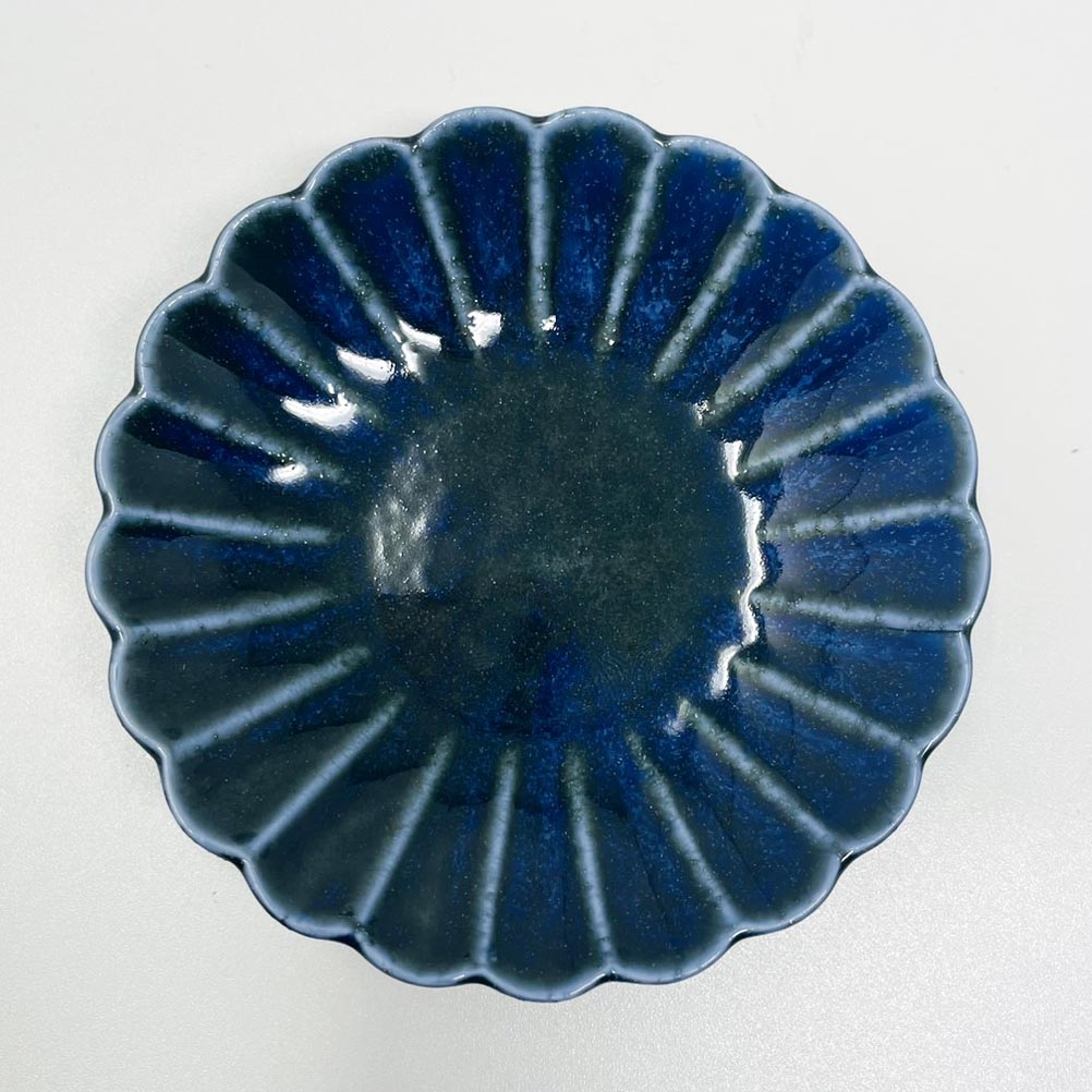 Rinka Navy Blue Sauce Dish (3.75"D) image 4