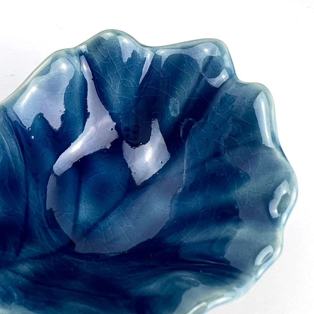 Blue Leaf Chinmi Dish Kannyu  (4"x 3") image 3