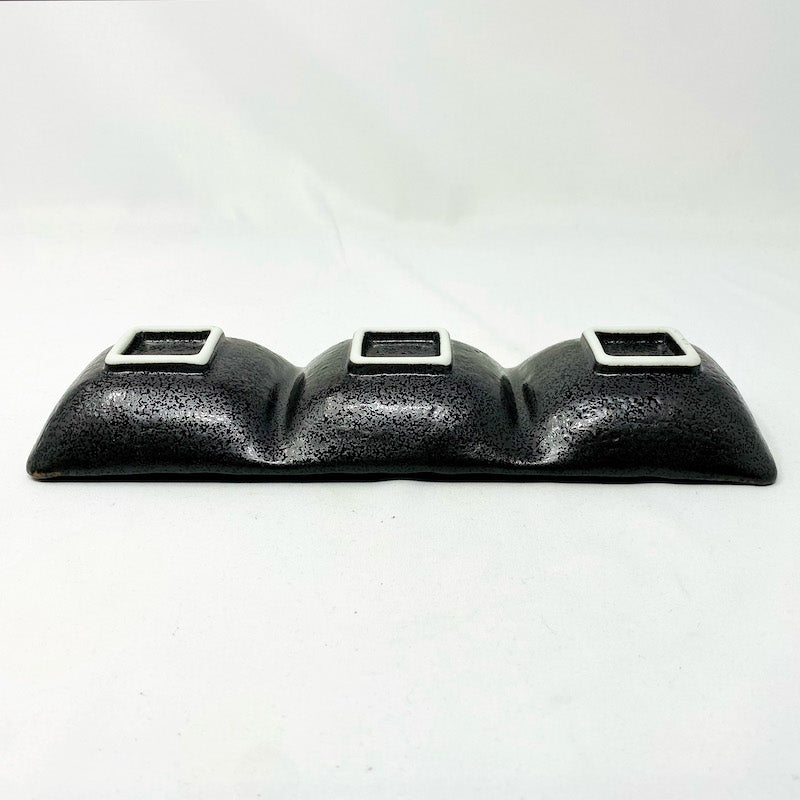 3DIV. Condiment Dish Black  (10.25"D) image 2