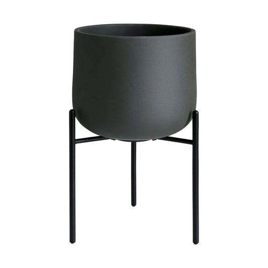 KINTO Plant Pot 160mm - Dark Gray image 0