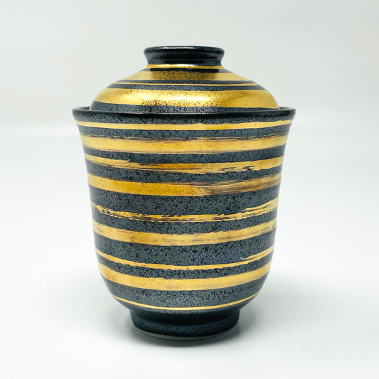 Cov. Soup Bowl Tenmoku Komasuji (4 fl.oz) image 0