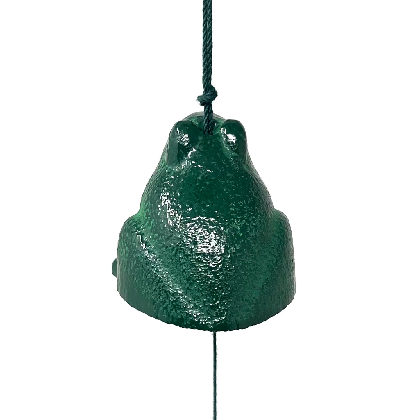 Cast Iron Wind Chime Green Frog image 2