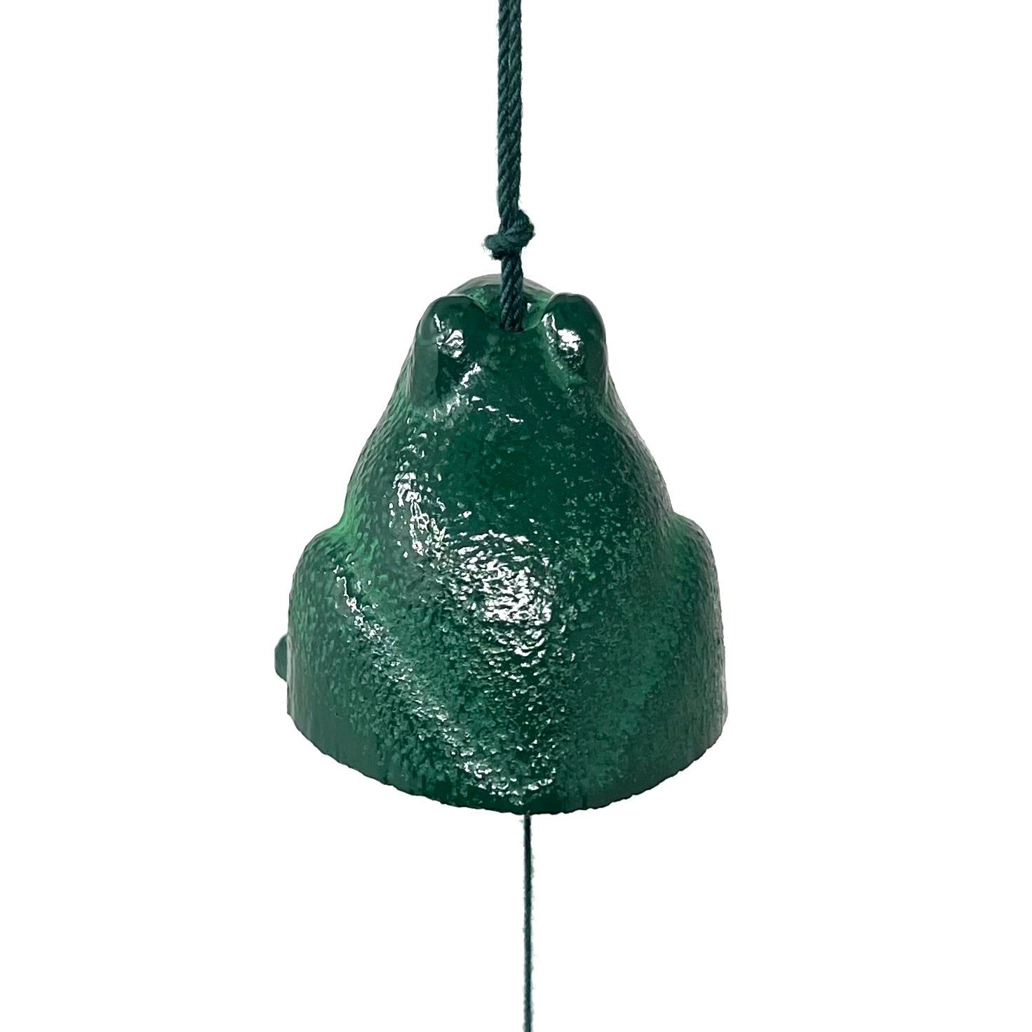 Cast Iron Wind Chime Green Frog image 2