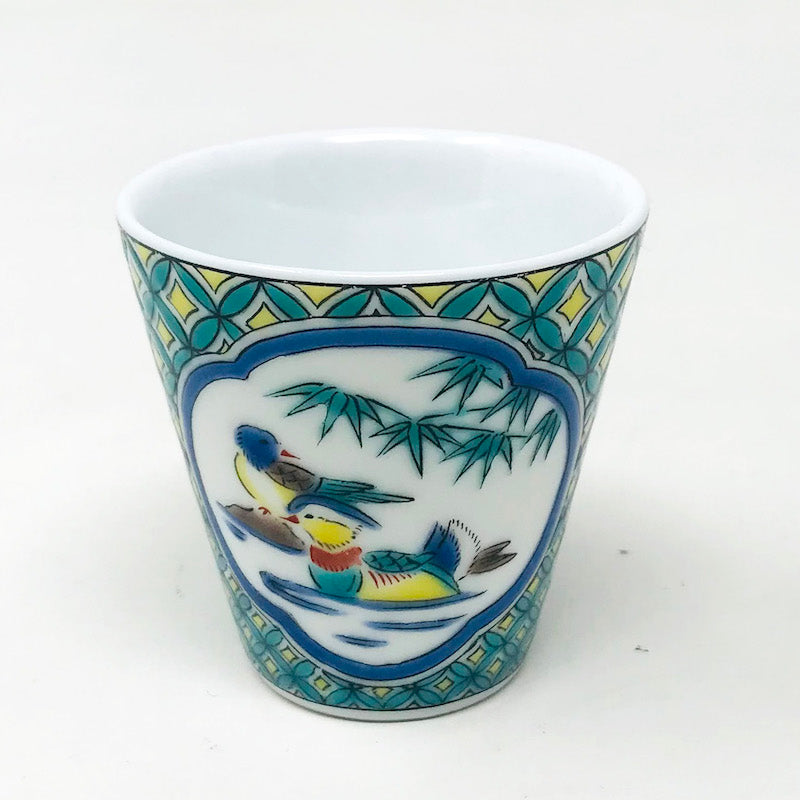Kutani Sake Cup Ducks 鴛鴦 (1.5 fl.oz) image 0
