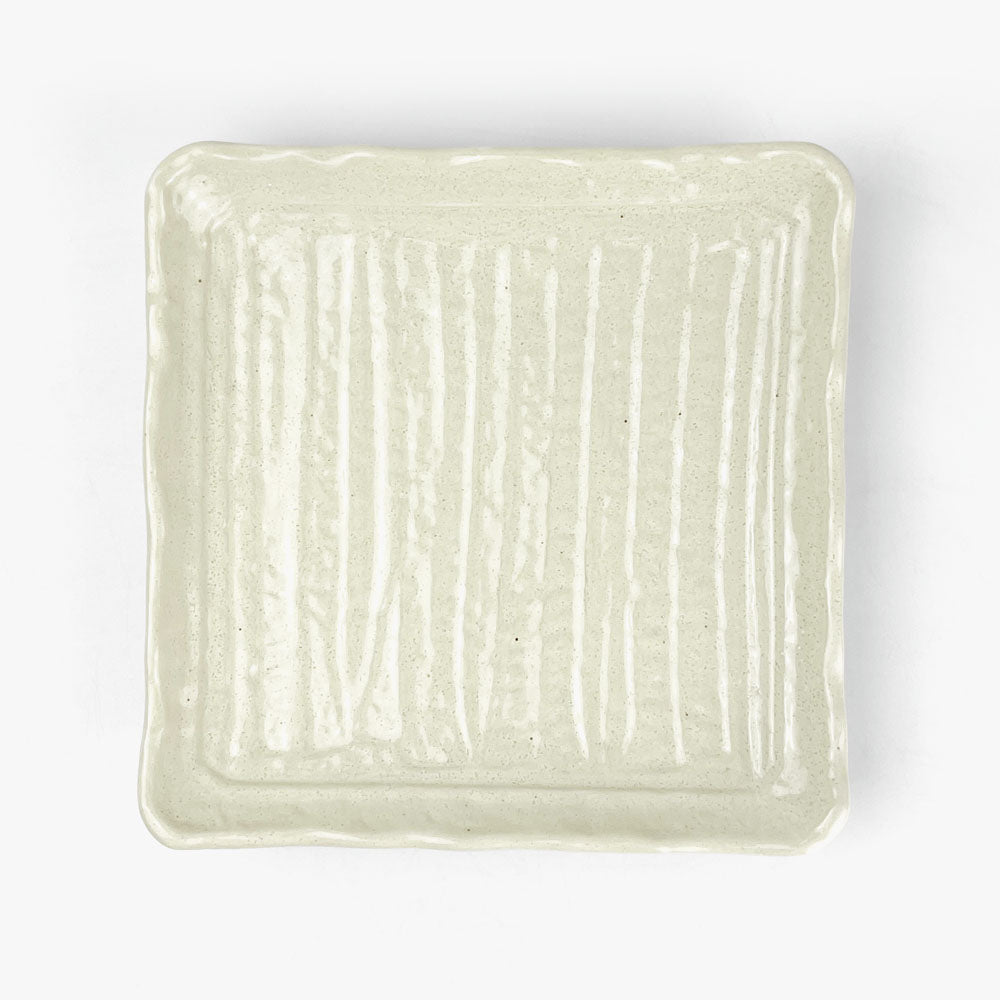Sq. Plate Sogi White (7"D) image 0