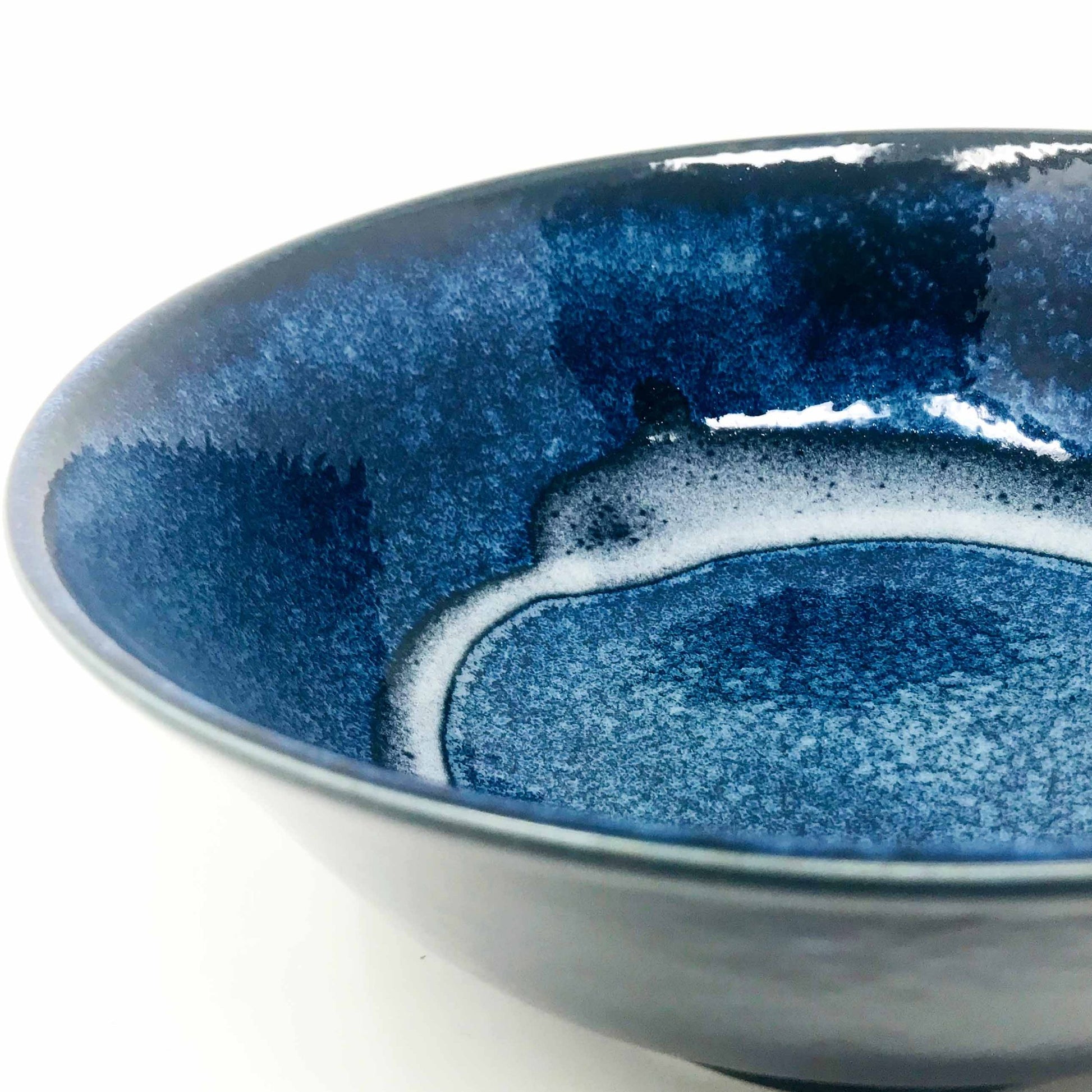 Ramen Bowl Navy Blue Izayoi (8.25″D) image 1