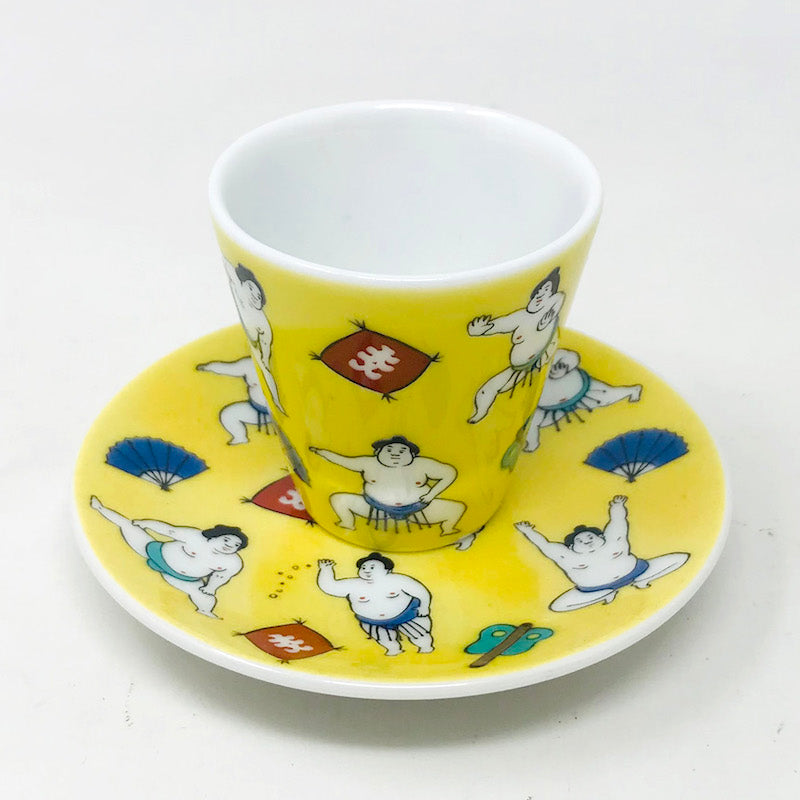 Kutani Sake Cup Sumo (1.5 fl.oz) image 2