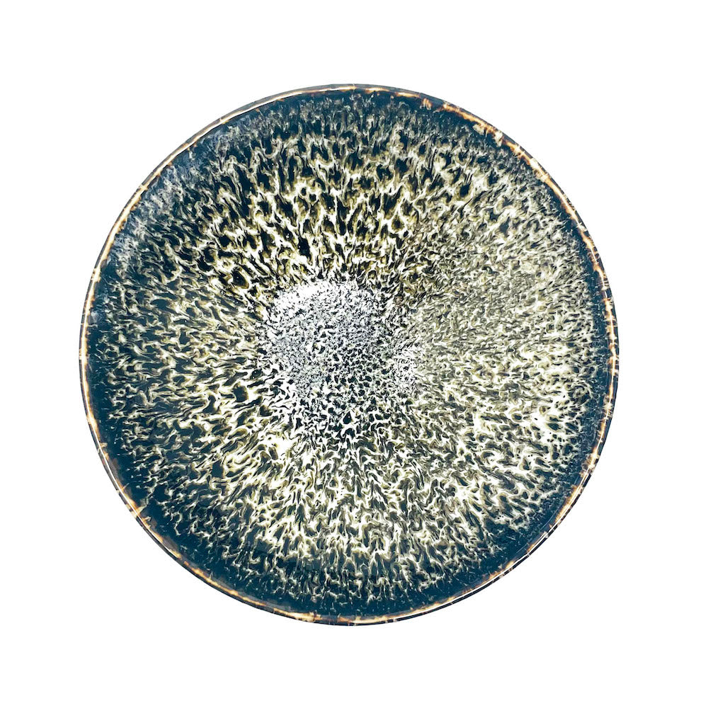 Kobachi Dish Shiroyuzu Tenmoku (4.75"D) image 3