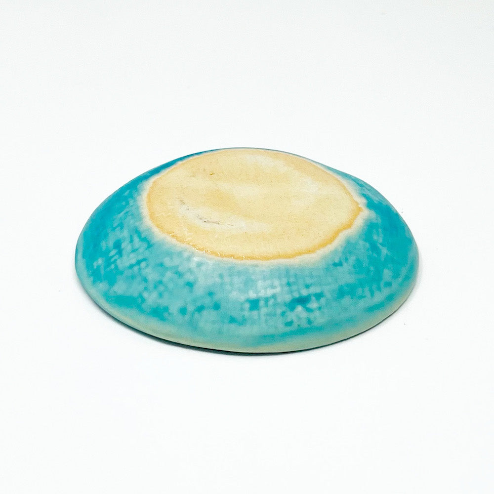 Small Chinmi Dish Turquoise (2.5"D) image 3