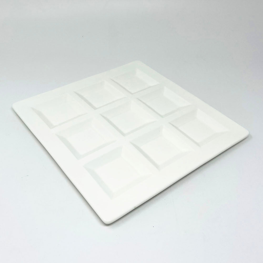 9 Div. Plate White (8.5"x0.5") image 2