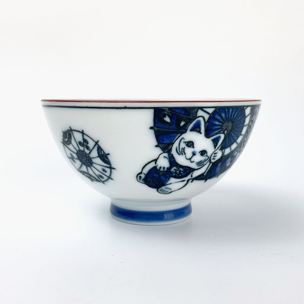 Rice Bowl Umbrella Cat (4.5"D) image 4