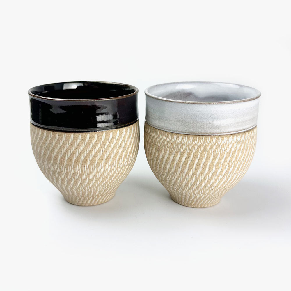Tetote Cup Kanna White (9oz) by Keishuugama image 1