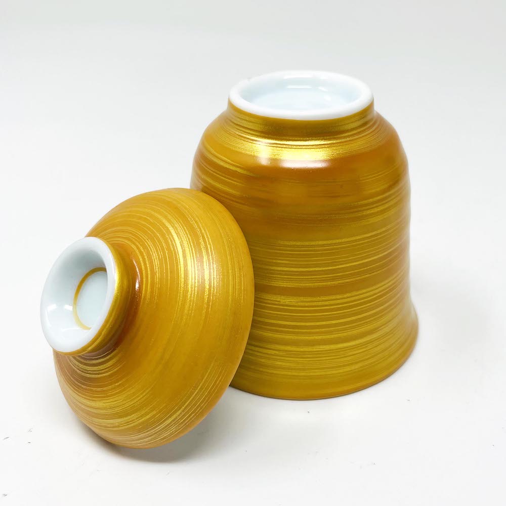 Cov. Soup Bowl Kinsai Gold (4.5oz) image 4