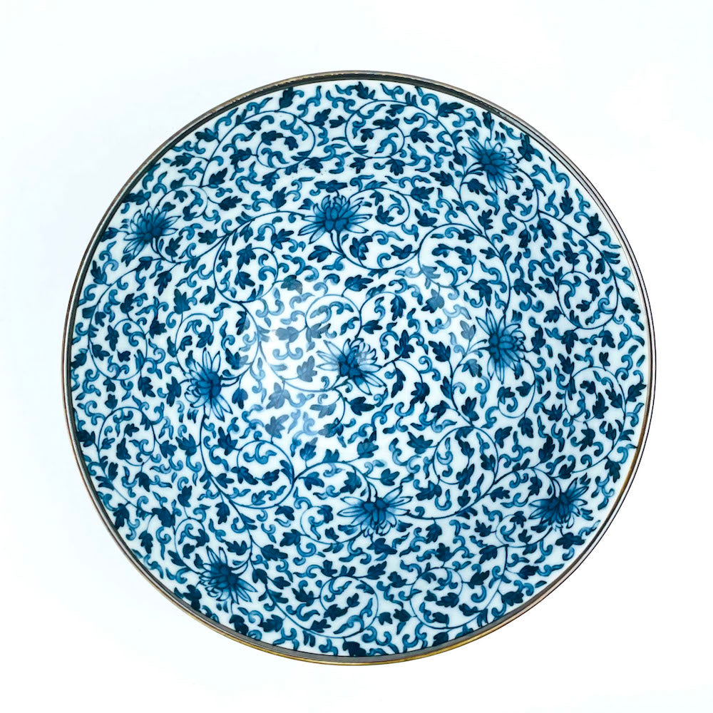 Arita Hana Karakusa Bowl (7"D) image 3