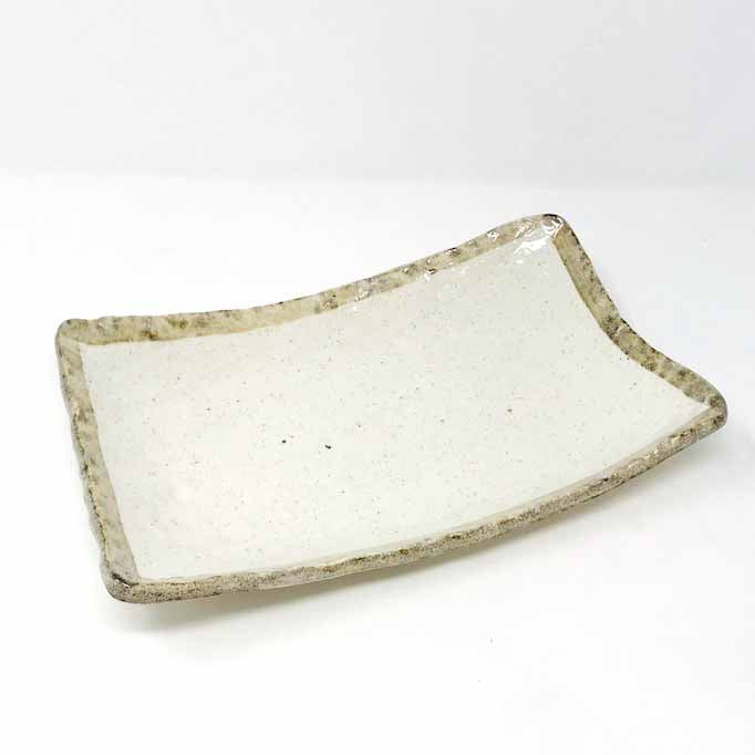Rec.Plate Shiro Karatsu (10.5" x 6.5") image 0