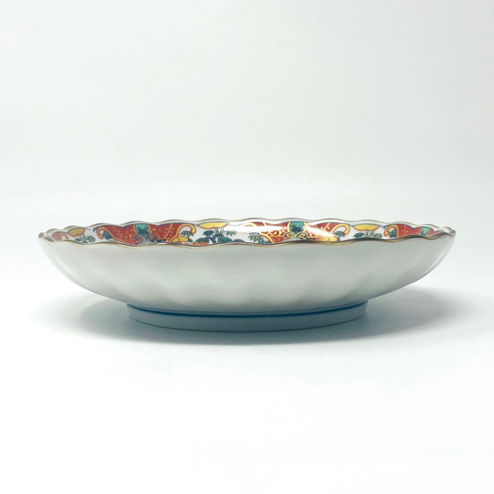 Minokayi Plate Set of 5 Somenishiki Imari  (6.5"D) image 4