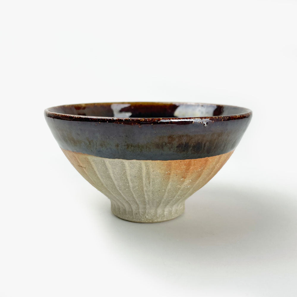 Tetote Small Bowl Brown (4.5"D) by Keishuugama image 0