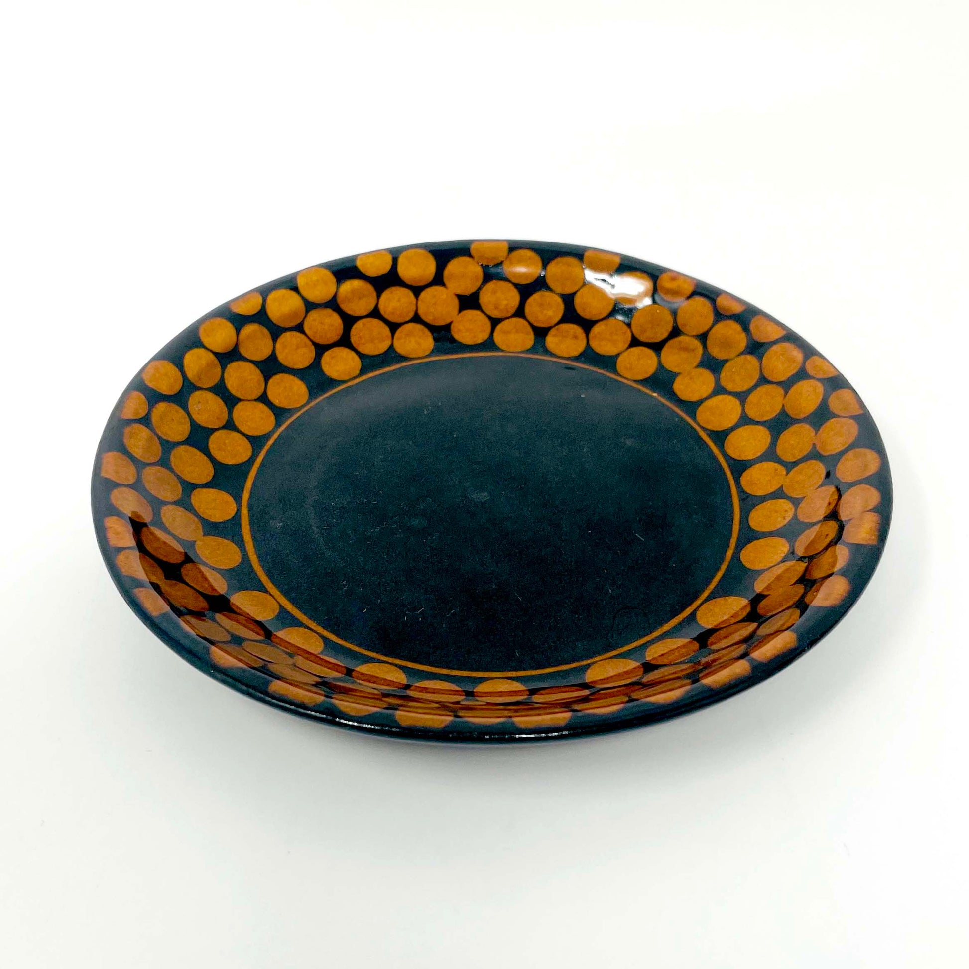 Dish/Saucer Polka Dot Black (5.75"D) by Takunobu Sawada image 5