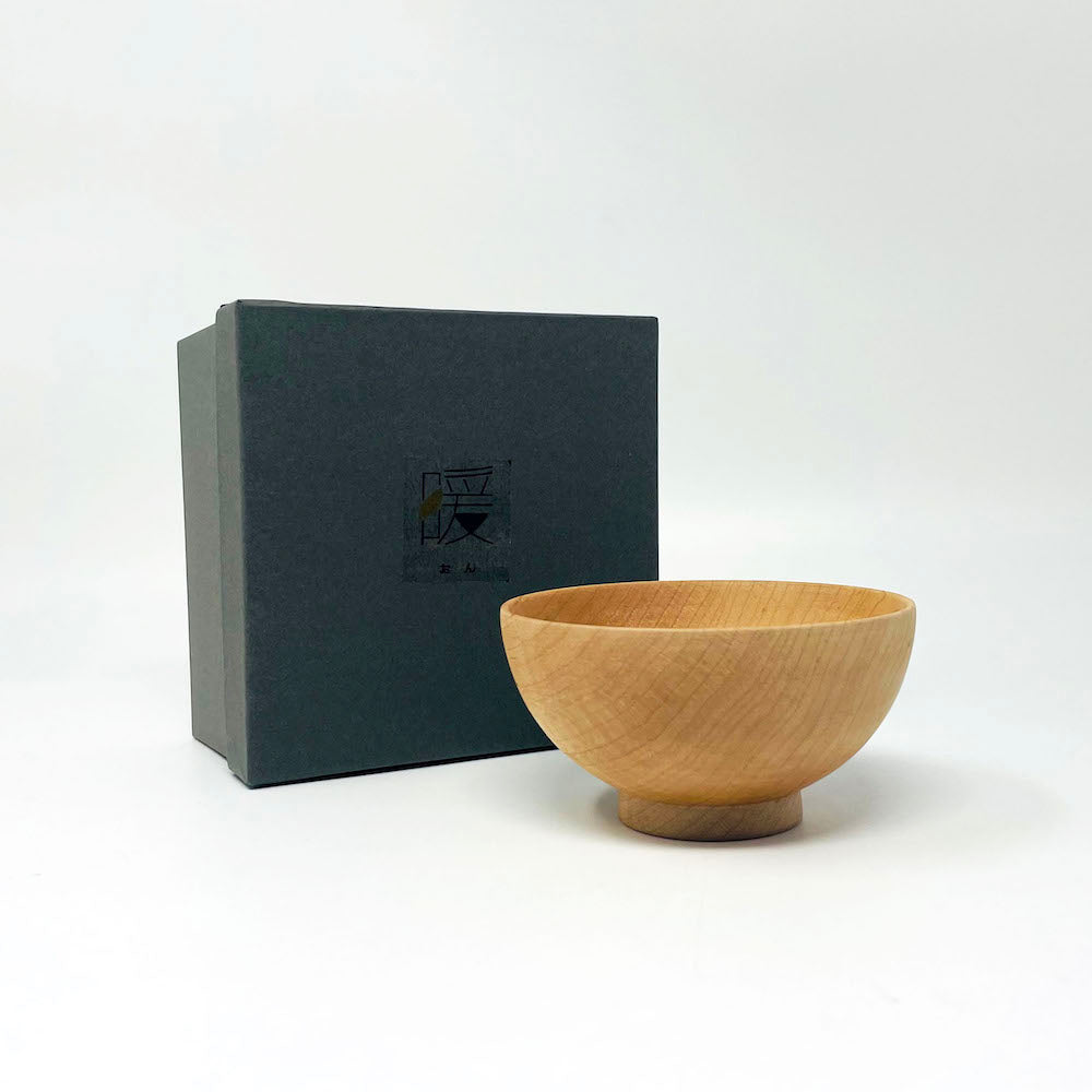 Wooden Soup Bowl Kids (4"D) image 0