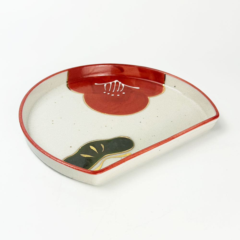 Plate Hangetsu Kinsai (7.5" x 6.5") image 0