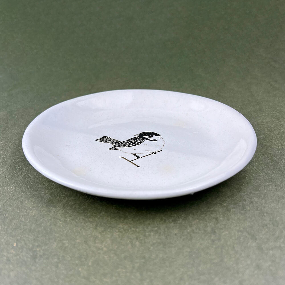 Plate Sparrow (5.75"D) by Takunobu Sawada image 1