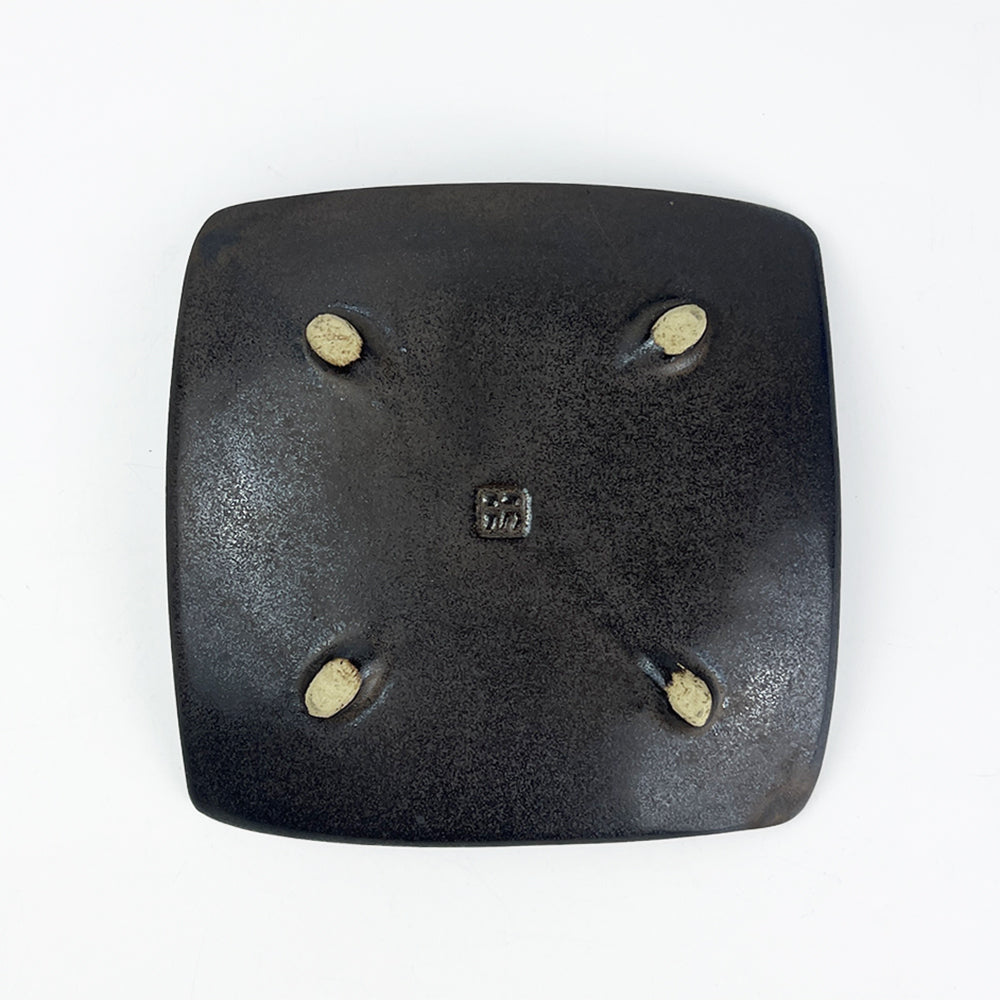 Sq. Plate Sabi (5"D) by Tadanori Imano image 2
