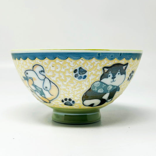 Shiba Green Rice Bowl (4.5"D) image 1