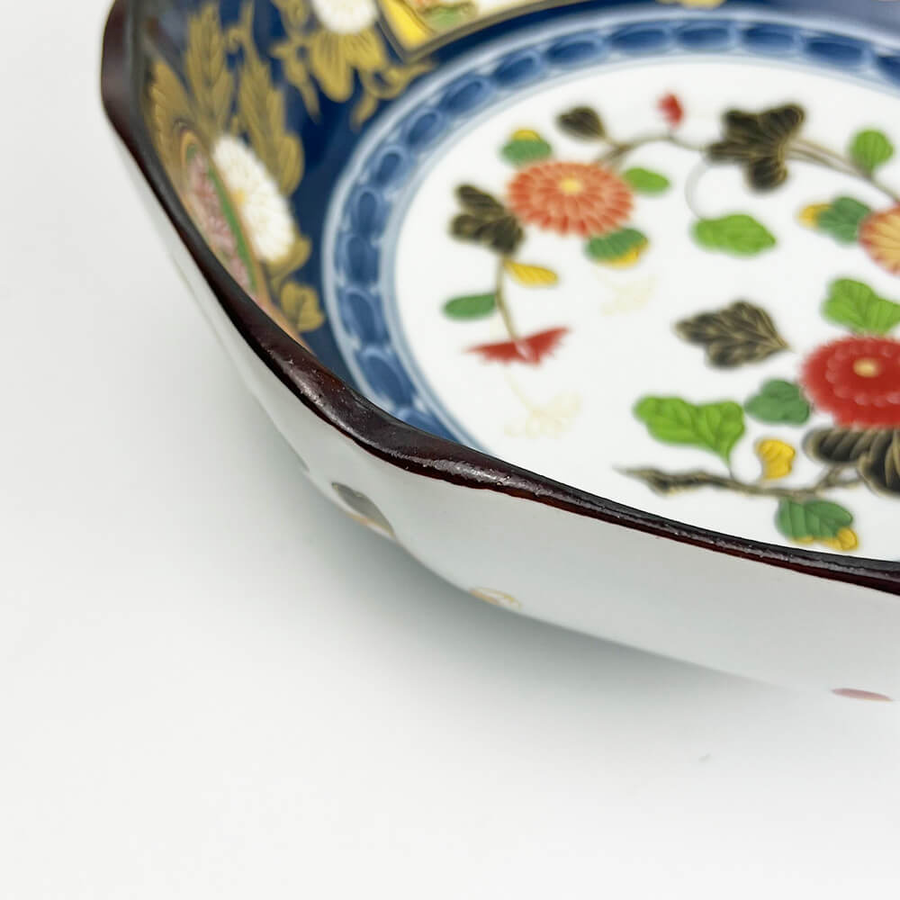 Arita Koimari Chrysanthemum Bowl (8.25"D) image 5