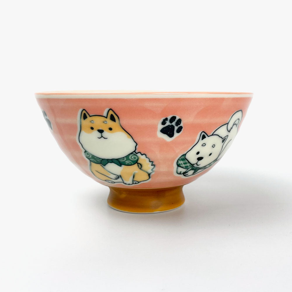 Rice Bowl Mameshiba Red (5"D) image 4