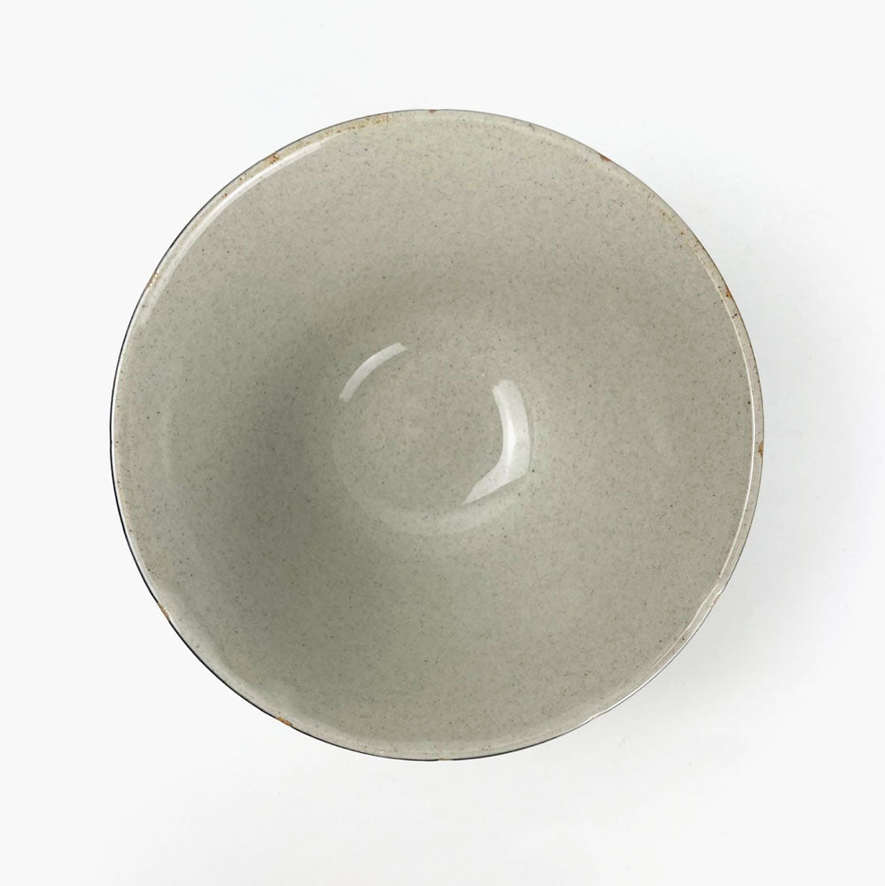 Arita Rice Bowl Hassui Hake Black (4.75"D) image 2