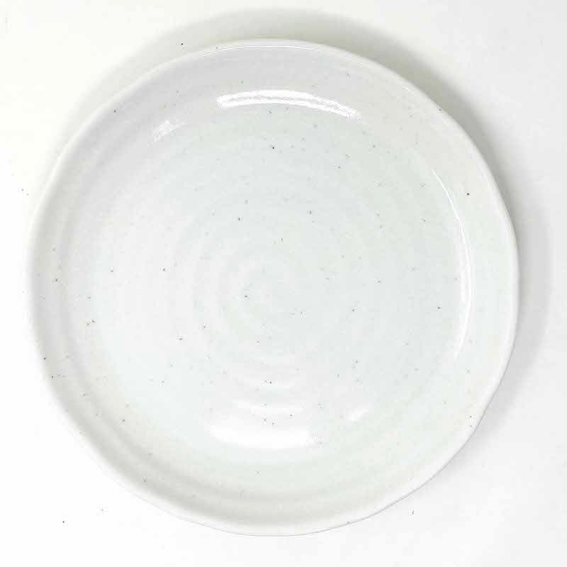 White Kobiki Plate  (9.5"D) image 0