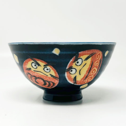 Daruma Navy Rice Bowl (4.5"D) image 1