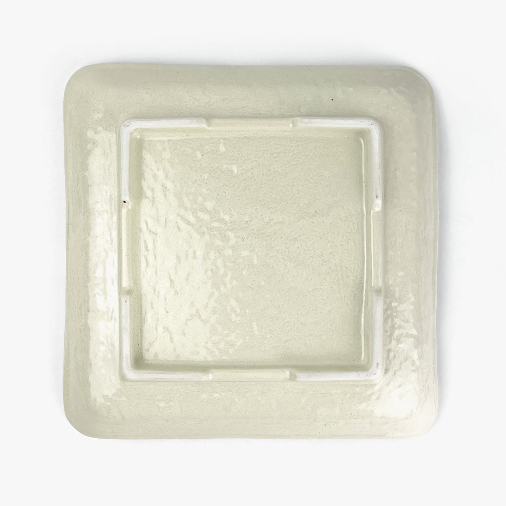 Sq. Plate Sogi White (7"D) image 3